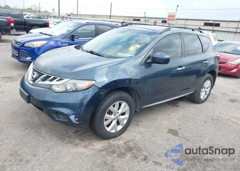 2013 Nissan Murano Sl из США, поврежденный, VIN JN8AZ1MUXDW205605